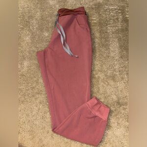 Figs MAUVE High Waisted Zamora Jogger Scrub Pants